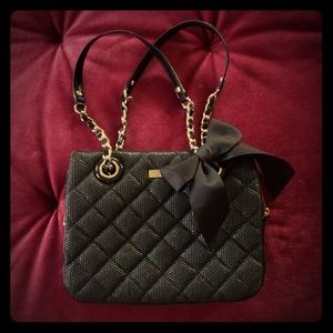 KATE SPADE quilted bowtie handbag purse